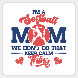 Softball Mom Sticker